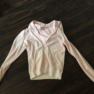Juicy couture hoodie light pink